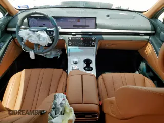 2025 Genesis GV80 Advanced with VIN KMUHBESB5SU261884, listed as a Copart auction lot 57504825 with 3,893 mi miles and Salvage title. Bid and sale history available at DreamBid. Image 8.