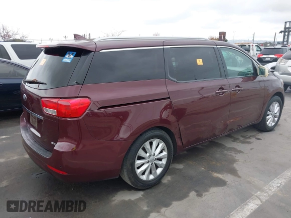 2018 Kia Sedona EX with VIN KNDMC5C10J6365710, listed as a IAAI auction lot 42206510 with Not Provided miles and . Bid and sale history available at carsss.com. Image 4.