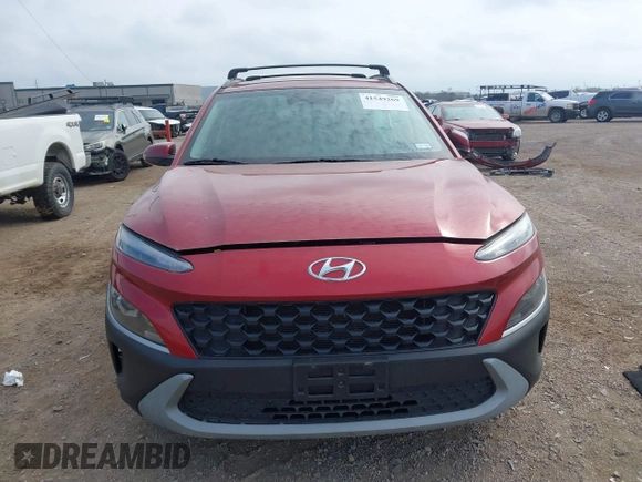 2023 Hyundai Kona SEL with VIN KM8K6CAB1PU061462, listed as a IAAI auction lot 41549269 with 32,599 mi miles. Bid and sale history available at carsss.com. Image 12.