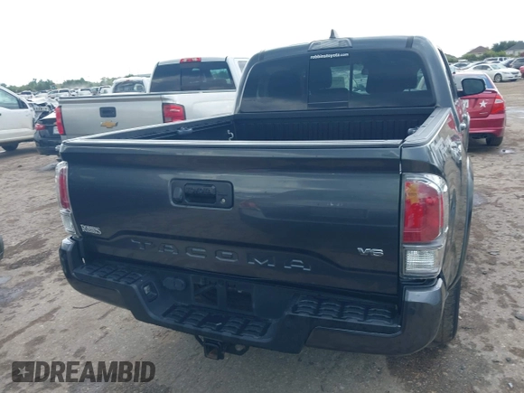 2022 Toyota Tacoma SR5 with VIN 3TMAZ5CN6NM186713, listed as a IAAI auction lot 42607719 with 60,704 mi miles and . Bid and sale history available at DreamBid. Image 16.