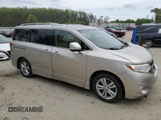 2013 Nissan Quest LE with VIN JN8AE2KP8D9069181, listed as a Copart auction lot 51797575 with 150,095 mi miles and Salvage Title. Bid and sale history available at carsss.com. Image 4.