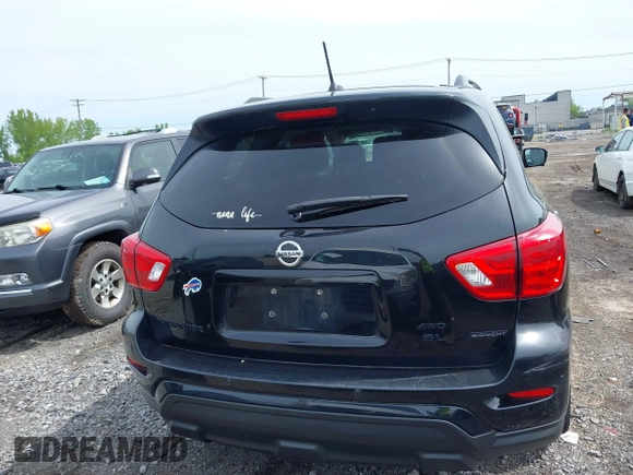 2018 Nissan Pathfinder SL with VIN 5N1DR2MM3JC646175, listed as a IAAI auction lot 42346914 with 90,789 mi miles and . Bid and sale history available at DreamBid. Image 16.