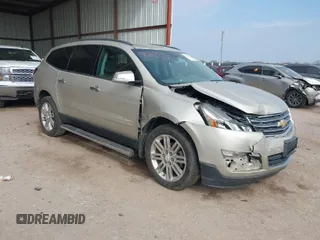 2015 Chevrolet Traverse LT with VIN 1GNKVGKD1FJ295946, listed as a IAAI auction lot 41519933 with 156,997 mi miles and . Bid and sale history available at DreamBid. Image 1.