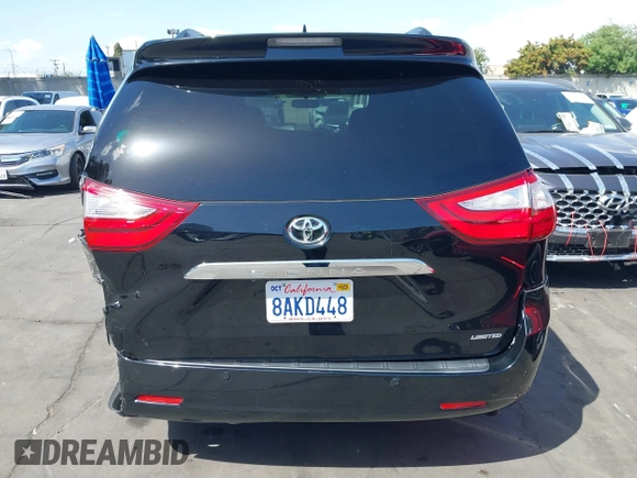 2017 Toyota Sienna XLE Auto Access Seat with VIN 5TDYZ3DC6HS850223, listed as a IAAI auction lot 41958525 with 46,261 mi miles and . Bid and sale history available at DreamBid. Image 17.