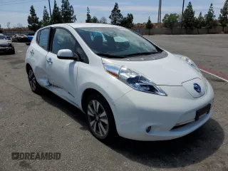 2015 Nissan LEAF SV with VIN 1N4AZ0CP6FC323839, listed as a Copart auction lot 62478103 with 59,069 mi miles. Bid and sale history available at carsss.com. Image 4.