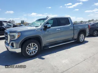 2022 GMC Sierra 1500 SLT z VIN 3GTU9DED0NG104761, wystawiony jako Copart lot #52889715 z przebiegiem 155 152 mil mil oraz Szkoda całkowita • Salvage title. Historia ofert i sprzedaży dostępna na DreamBid. Obrazek 1.