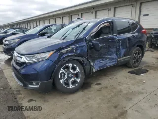 2017 Honda CR-V Touring with VIN 2HKRW2H95HH625738, listed as a Copart auction lot 51686485 with 33,744 mi miles and Salvage Title. Bid and sale history available at carsss.com. Image 1.