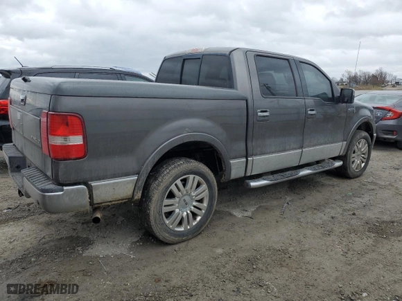 2006 Lincoln Mark LT with VIN 5LTPW18516FJ21593, listed as a Copart auction lot 46929415 with 187,114 mi miles and Salvage Title. Bid and sale history available at carsss.com. Image 3.