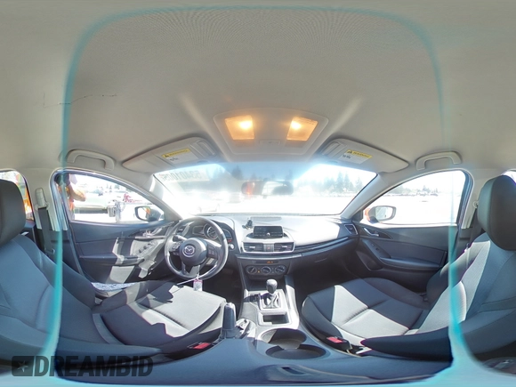 2014 Mazda 3 i Sport with VIN JM1BM1K74E1208588, listed as a Copart auction lot 53401005 with 48,636 mi miles and Salvage Title. Bid and sale history available at carsss.com. Image 12.