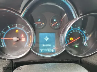 2011 Chevrolet Cruze LT w/1LT with VIN 1G1PF5S97B7235679, listed as a Copart auction lot 37408014 with 174,769 mi miles and Salvage Title. Bid and sale history available at carsss.com. Image 9.
