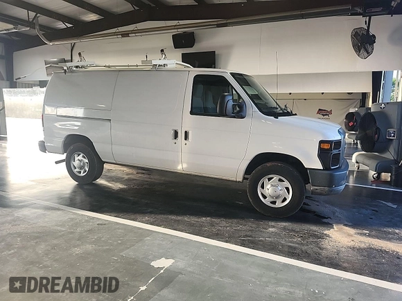 2010 Ford Econoline Cargo Commercial with VIN 1FTNE2EW4ADA72071, listed as a IAAI auction lot 42598880 with 186,263 mi miles and . Bid and sale history available at DreamBid. Image 8.