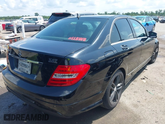2014 Mercedes-Benz C 250 Sport with VIN WDDGF4HBXEA941294, listed as a IAAI auction lot 42432530 with Not provided miles and . Bid and sale history available at DreamBid. Image 4.