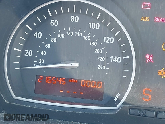 2005 BMW X3 3.0i with VIN WBXPA93445WD16297, listed as a IAAI auction lot 42073854 with 216,545 mi miles and . Bid and sale history available at DreamBid. Image 15.