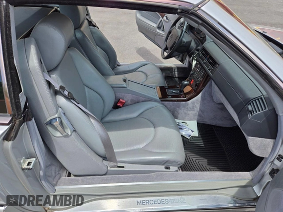 1996 Mercedes-Benz SL 320 with VIN WDBFA63F4TF138117, listed as a Copart auction lot 63440965 with 56,621 mi miles and Clean title. Bid and sale history available at DreamBid. Image 5.