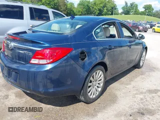 2011 Buick Regal CXL RL2 with VIN W04GP5EC3B1021703, listed as a IAAI auction lot 42208365 with 78,182 mi miles and . Bid and sale history available at DreamBid. Image 4.