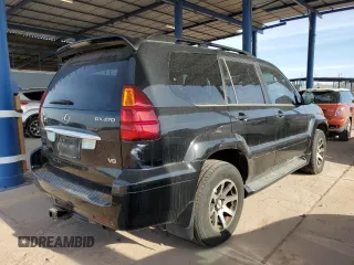 2005 Lexus GX 470 with VIN JTJBT20X450071179, listed as a Copart auction lot 56757415 with 194,709 mi miles and Clean Title. Bid and sale history available at DreamBid. Image 3.