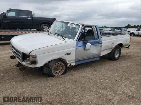 1995 Ford F-150 with VIN 1FTEF15N3SNA16648, listed as a Copart auction lot 55693755 with Not provided miles and Salvage title. Bid and sale history available at DreamBid. Image 1.