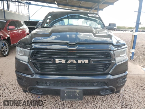 2020 Ram 1500 Laramie with VIN 1C6SRFDT9LN162021, listed as a Copart auction lot 89021885 with 133,804 mi miles and Salvage Title. Bid and sale history available at carsss.com. Image 5.