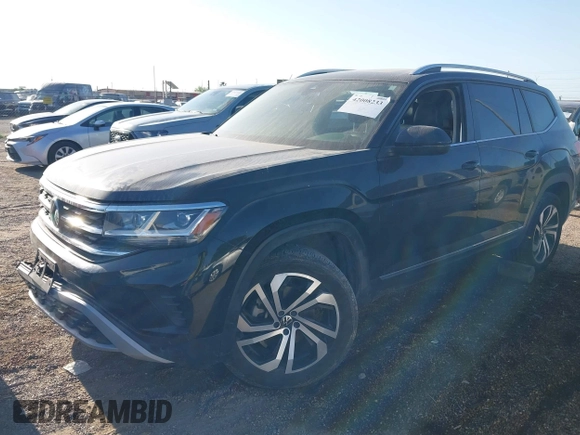 2023 Volkswagen Atlas SEL z VIN 1V2BR2CA4PC557385, wystawiony jako IAAI lot #42008233 z przebiegiem Nie podano mil oraz . Historia ofert i sprzedaży dostępna na DreamBid. Obrazek 2.