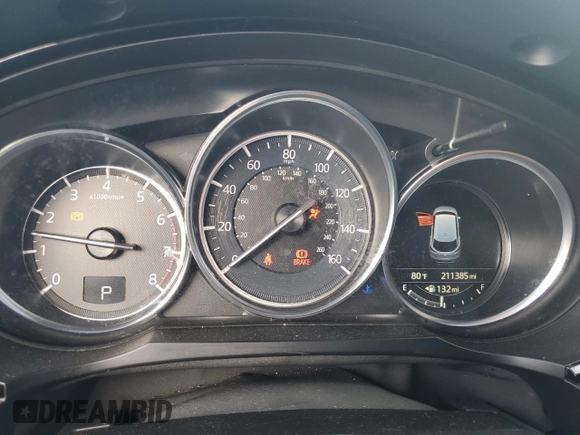 2016 Mazda CX-9 Grand Touring with VIN JM3TCADY4G0120069, listed as a Copart auction lot 51819965 with 211,385 mi miles and Clean Title. Bid and sale history available at DreamBid. Image 9.