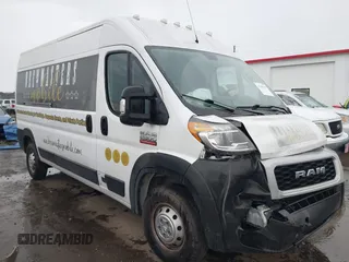 2020 Ram ProMaster Cargo with VIN 3C6TRVDGXLE110693, listed as a IAAI auction lot 41259157 with 83,385 mi miles. Bid and sale history available at carsss.com. Image 1.