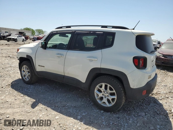 2017 Jeep Renegade Latitude z VIN ZACCJBBB3HPG48457, wystawiony jako Copart lot #46483275 z przebiegiem 105 298 mil mil oraz Szkody całkowita. Historia ofert i sprzedaży dostępna na DreamBid. Obrazek 2.