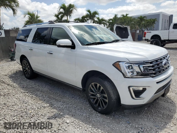 2021 Ford Expedition Max Limited with VIN 1FMJK2AT7MEA37702, listed as a Copart auction lot 54163245 with Not Provided miles and Non Repairable. Bid and sale history available at DreamBid. Image 4.