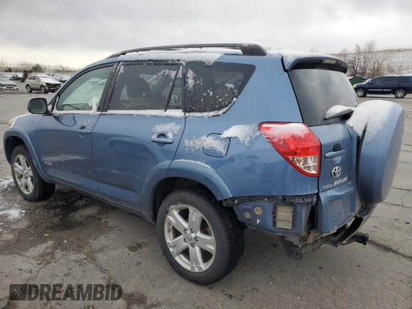 2007 Toyota RAV4 Sport with VIN JTMBK32V375026313, listed as a Copart auction lot 49132625 with 206,632 mi miles and Salvage Title. Bid and sale history available at carsss.com. Image 2.