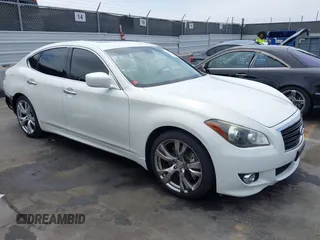 2011 Infiniti M with VIN JN1AY1AP8BM520654, listed as a IAAI auction lot 42489410 with 150,237 mi miles and . Bid and sale history available at DreamBid. Image 1.