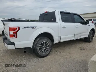 2018 Ford F-150 XL with VIN 1FTEW1EP8JFA61062, listed as a Copart auction lot 68439464 with 107,540 mi miles and Salvage Title. Bid and sale history available at carsss.com. Image 3.