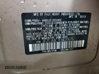 2014 Subaru Forester 2.5i with VIN JF2SJAAC7EH420675, listed as a Copart auction lot 81395164 with 153,437 mi miles and Salvage Title. Bid and sale history available at DreamBid. Image 14.