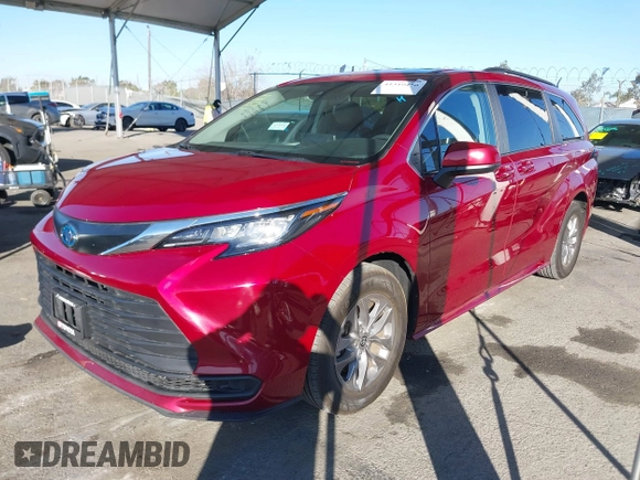 2023 Toyota Sienna LE z VIN 5TDKRKEC4PS139651, wystawiony jako IAAI lot #41310256 z przebiegiem 57 792 mil mil oraz . Historia ofert i sprzedaży dostępna na DreamBid. Obrazek 17.