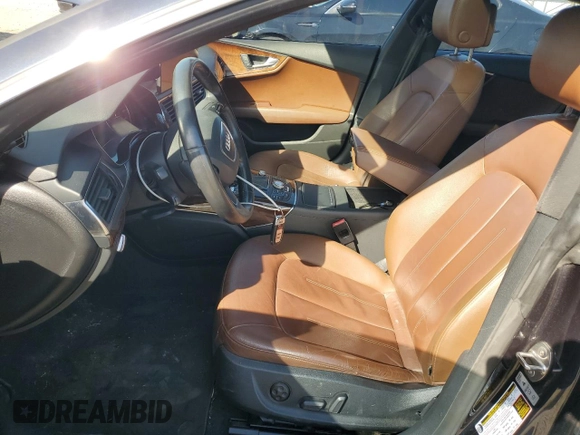 2013 Audi A7 Premium Plus with VIN WAUYGAFC6DN069576, listed as a Copart auction lot 54760455 with 110,943 mi miles and Salvage title. Bid and sale history available at DreamBid. Image 7.