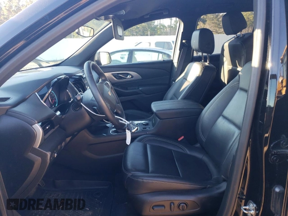 2022 Chevrolet Traverse LT Leather with VIN 1GNERHKW4NJ133767, listed as a Copart auction lot 85268164 with 56,951 mi miles and Salvage Title. Bid and sale history available at carsss.com. Image 7.