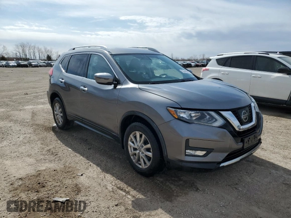 2017 Nissan Rogue SV with VIN KNMAT2MV5HP573539, listed as a Copart auction lot 52445815 with 98,804 mi miles and Salvage Title. Bid and sale history available at carsss.com. Image 4.