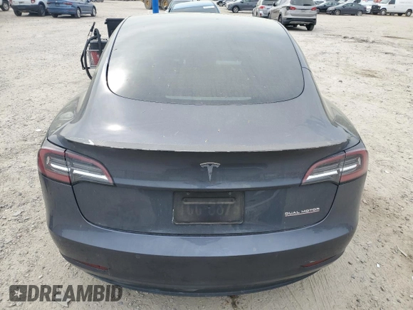 2021 Tesla Model 3 Performance with VIN 5YJ3E1EC5MF984986, listed as a Copart auction lot 52010205 with 48,012 mi miles and Salvage Title. Bid and sale history available at DreamBid. Image 6.