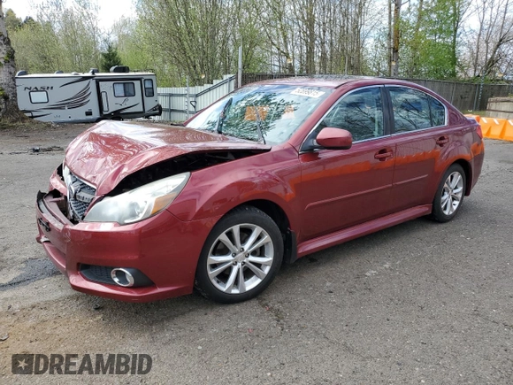 2014 Subaru Legacy Limited with VIN 4S3BMBM67E3028391, listed as a Copart auction lot 52899815 with 77,608 mi miles and Salvage title. Bid and sale history available at DreamBid. Image 1.