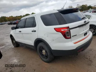 2014 Ford Utility Police Interceptor with VIN 1FM5K8AR4EGC61167, listed as a Copart auction lot 76573664 with 165,083 mi miles and Salvage Title. Bid and sale history available at carsss.com. Image 2.