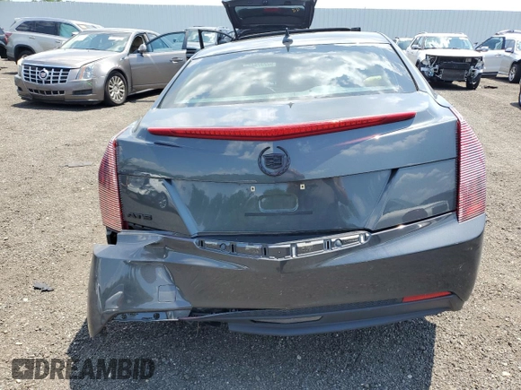 2014 Cadillac ATS Standard RWD with VIN 1G6AA5RA5E0111325, listed as a Copart auction lot 62237945 with 55,205 mi miles and Salvage title. Bid and sale history available at DreamBid. Image 6.