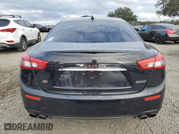 2015 Maserati Ghibli S Q4 with VIN ZAM57RTA3F1154033, listed as a Copart auction lot 39969364 with 68,238 mi miles. Bid and sale history available at carsss.com. Image 6.