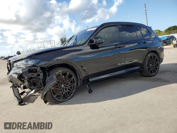 2023 BMW X3 M z VIN 5YM13EC01P9S47089, wystawiony jako Copart lot #70536243 z przebiegiem 3 041 mil mil oraz . Historia ofert i sprzedaży dostępna na DreamBid. Obrazek 1.