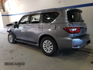 2023 Nissan Armada SV with VIN JN8AY2AD6P9693600, listed as a Copart auction lot 49272165 with Not provided miles and Salvage title. Bid and sale history available at DreamBid. Image 2.