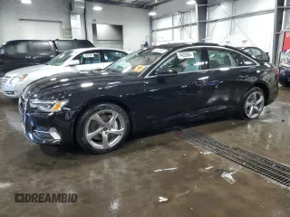 2024 Audi A6 Premium Plus with VIN WAUE3BF25RN035695, listed as a Copart auction lot 74025884 with 5,487 mi miles and Salvage Title. Bid and sale history available at DreamBid. Image 1.