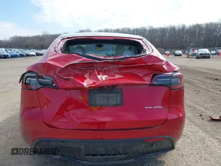 2023 Tesla Model Y Long Range with VIN 7SAYGDEE6PA157652, listed as a IAAI auction lot 41866777 with 22,584 mi miles. Bid and sale history available at carsss.com. Image 16.