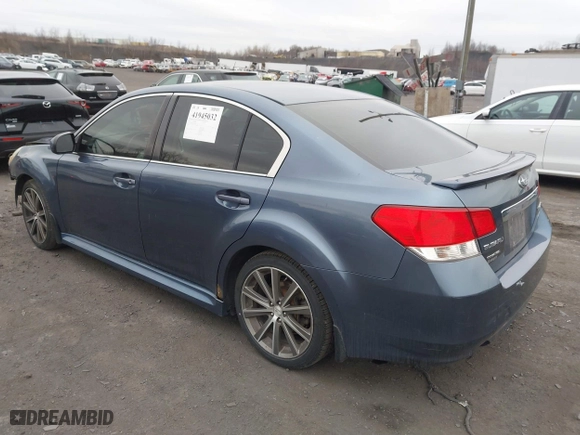 2013 Subaru Legacy 2.5i Sport with VIN 4S3BMBG60D3033698, listed as a IAAI auction lot 41945032 with 130,204 mi miles. Bid and sale history available at carsss.com. Image 3.