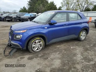 2021 Hyundai Venue SE with VIN KMHRB8A38MU066282, listed as a Copart auction lot 53087095 with 92,466 mi miles and Salvage Title. Bid and sale history available at DreamBid. Image 1.