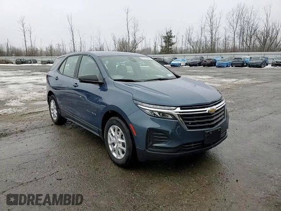 2024 Chevrolet Equinox LS with VIN 3GNAXHEGXRL316615, listed as a Copart auction lot 47014345 with 4,220 mi miles and Salvage Title. Bid and sale history available at DreamBid. Image 14.
