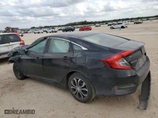 2018 Honda Civic Sedan LX with VIN 19XFC2F53JE032725, listed as a Copart auction lot 78812634 with 0 mi miles and Salvage Title. Bid and sale history available at carsss.com. Image 2.