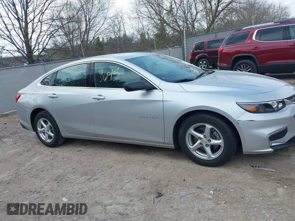 2017 Chevrolet Malibu LS with VIN 1G1ZB5ST6HF185002, listed as a IAAI auction lot 42133645 with 65,353 mi miles and . Bid and sale history available at DreamBid. Image 13.