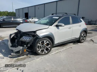 2022 Hyundai Kona Limited with VIN KM8K53A36NU824553, listed as a Copart auction lot 58615715 with 30,004 mi miles and Non repairable. Bid and sale history available at DreamBid. Image 1.